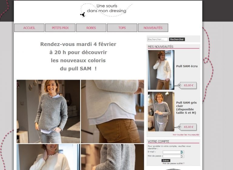 une souris dans mon dressing